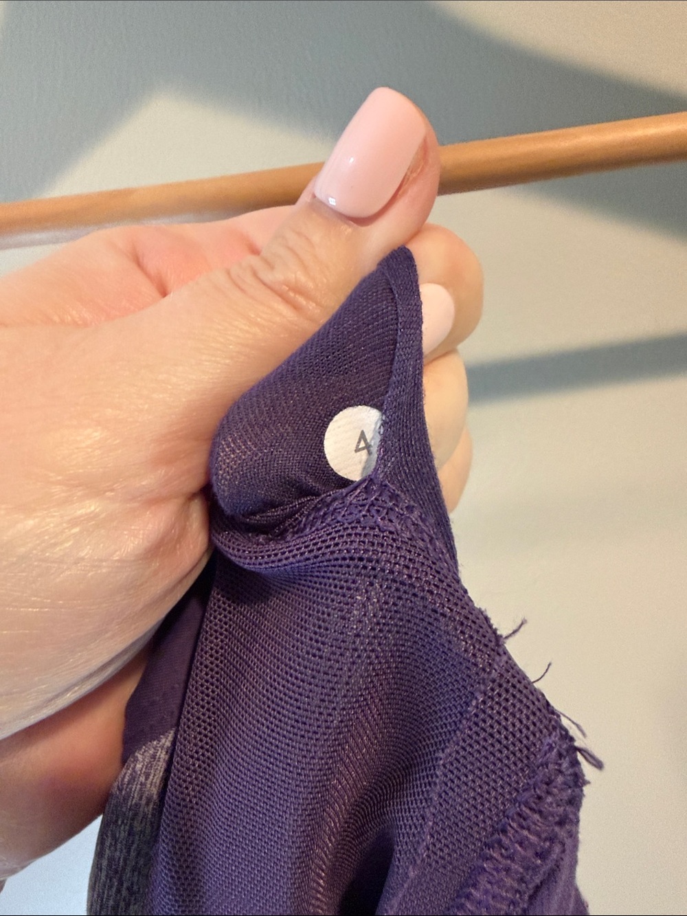 Lululemon 4 Chaturanga Concord Grape Athletic Activewear Tank Top - Picture 10 of 10